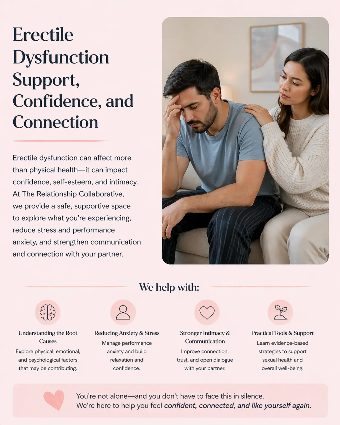 Man feeling confident and emotionally restored after completing ED therapy at MyTherapistHub