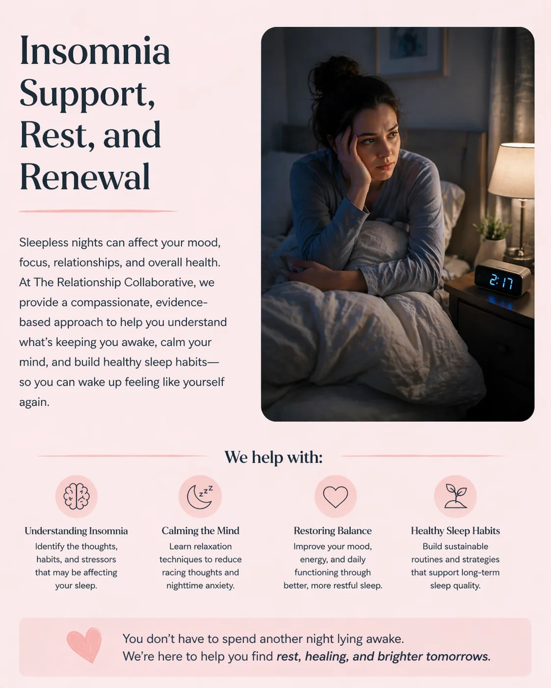 Person waking up refreshed and well-rested after completing CBT-I insomnia therapy at MyTherapistHub